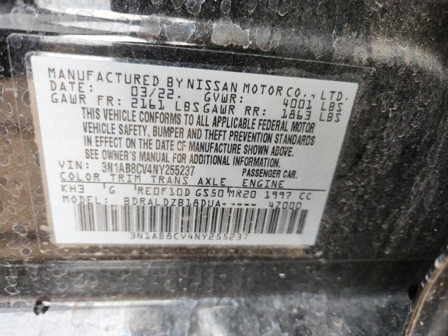 2022 NISSAN SENTRA SV 3N1AB8CV4NY255237
