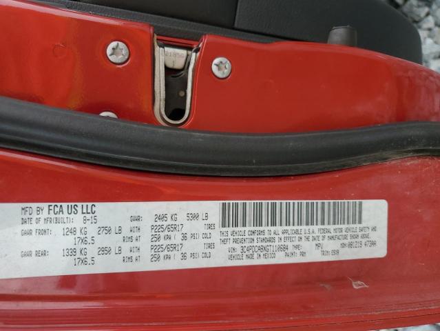2016 DODGE JOURNEY SE 3C4PDCABXGT110684