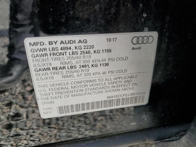 2018 AUDI Q3 PREMIUM WA1ECCFS1JR015928
