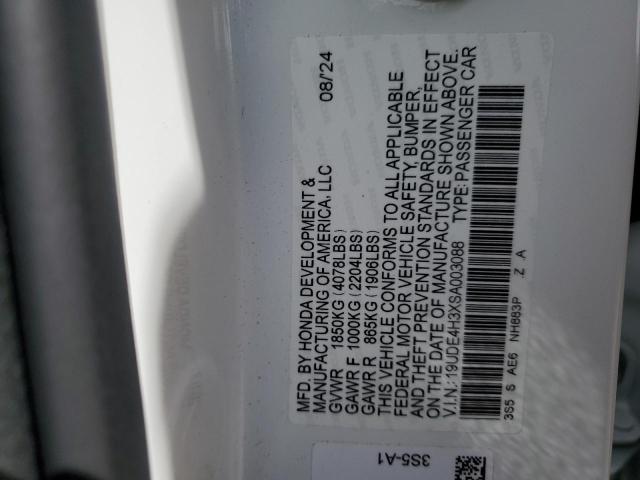 2025 ACURA INTEGRA A- 19UDE4H3XSA003088