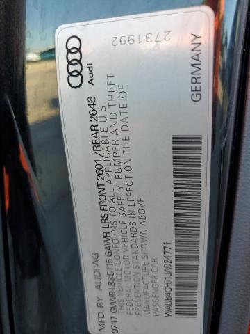 2018 AUDI S5 PREMIUM - WAUB4CF51JA024771