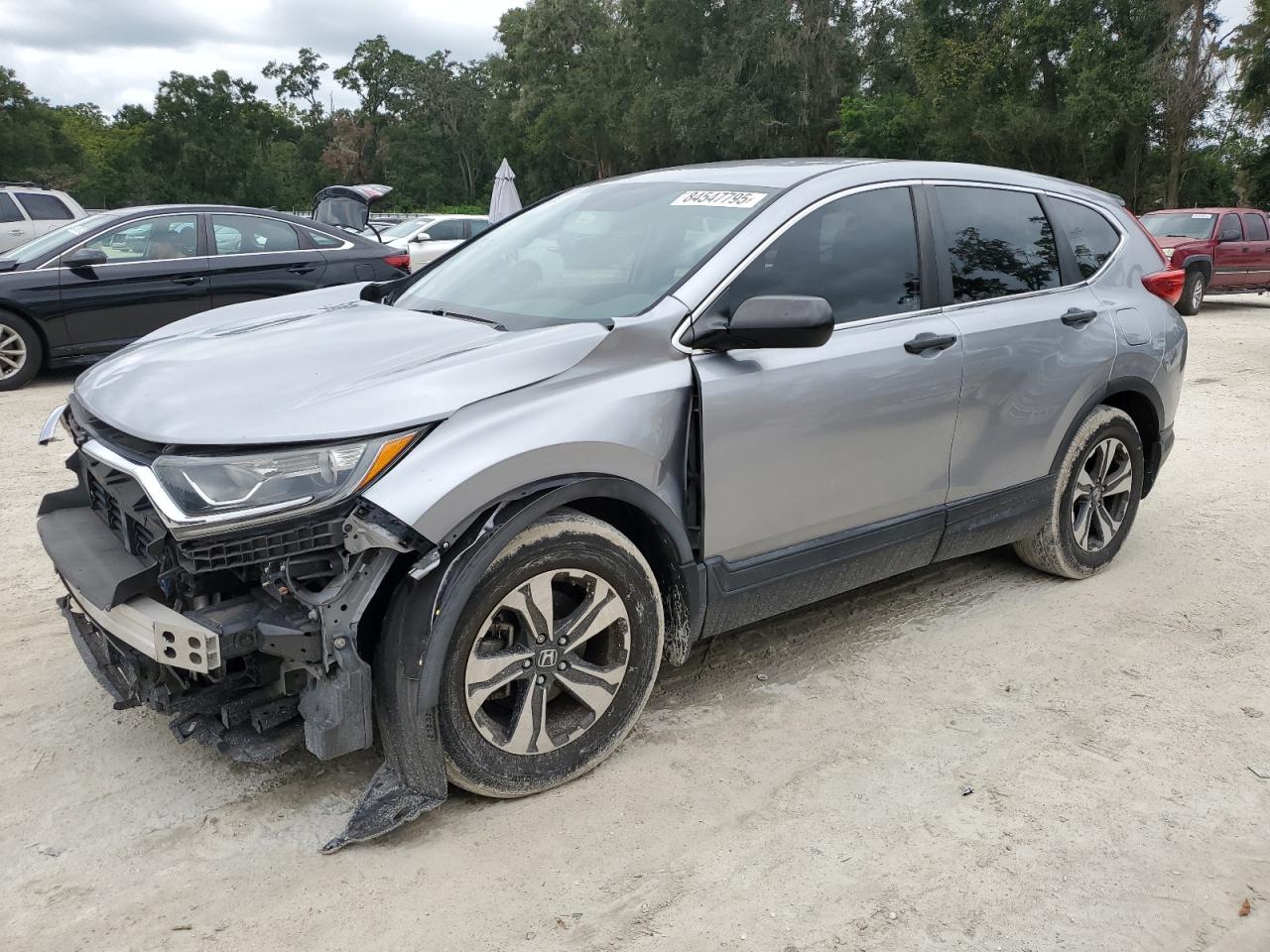 Lot #3311526267 2018 HONDA CR-V LX