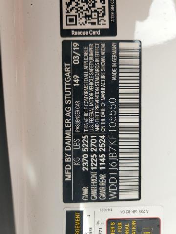 2019 MERCEDES-BENZ E 450 4MAT WDD1J6JB7KF105550