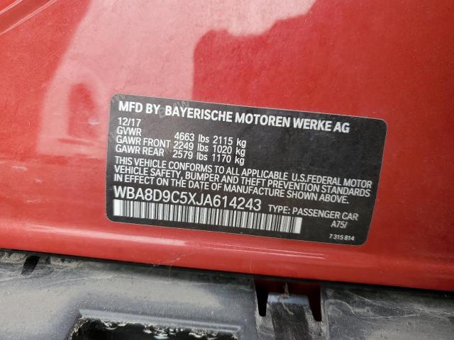 2018 BMW 330 XI WBA8D9C5XJA614243