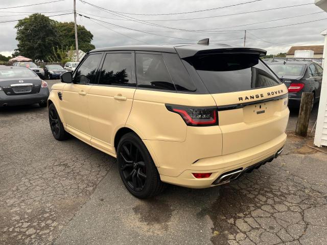 LAND ROVER RANGE ROVE 2020 yellow  gas SALWZ2RE2LA726329 photo #3