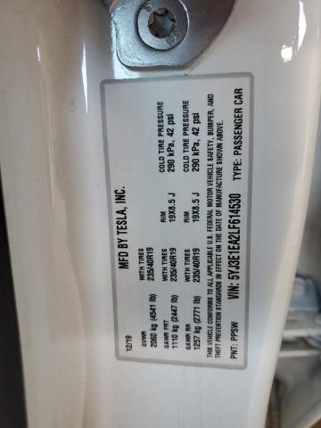2020 TESLA MODEL 3 5YJ3E1EA2LF614530