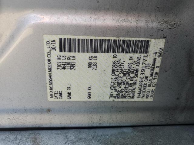 2017 NISSAN MAXIMA 3.5 #3293445486