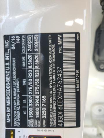 2017 MERCEDES-BENZ GLS 450 4M 4JGDF6EEXHA762437