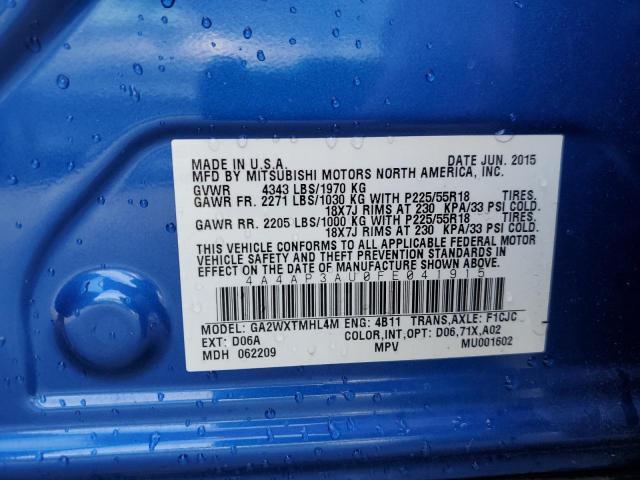 2015 MITSUBISHI OUTLANDER SPORT ES #3290156209