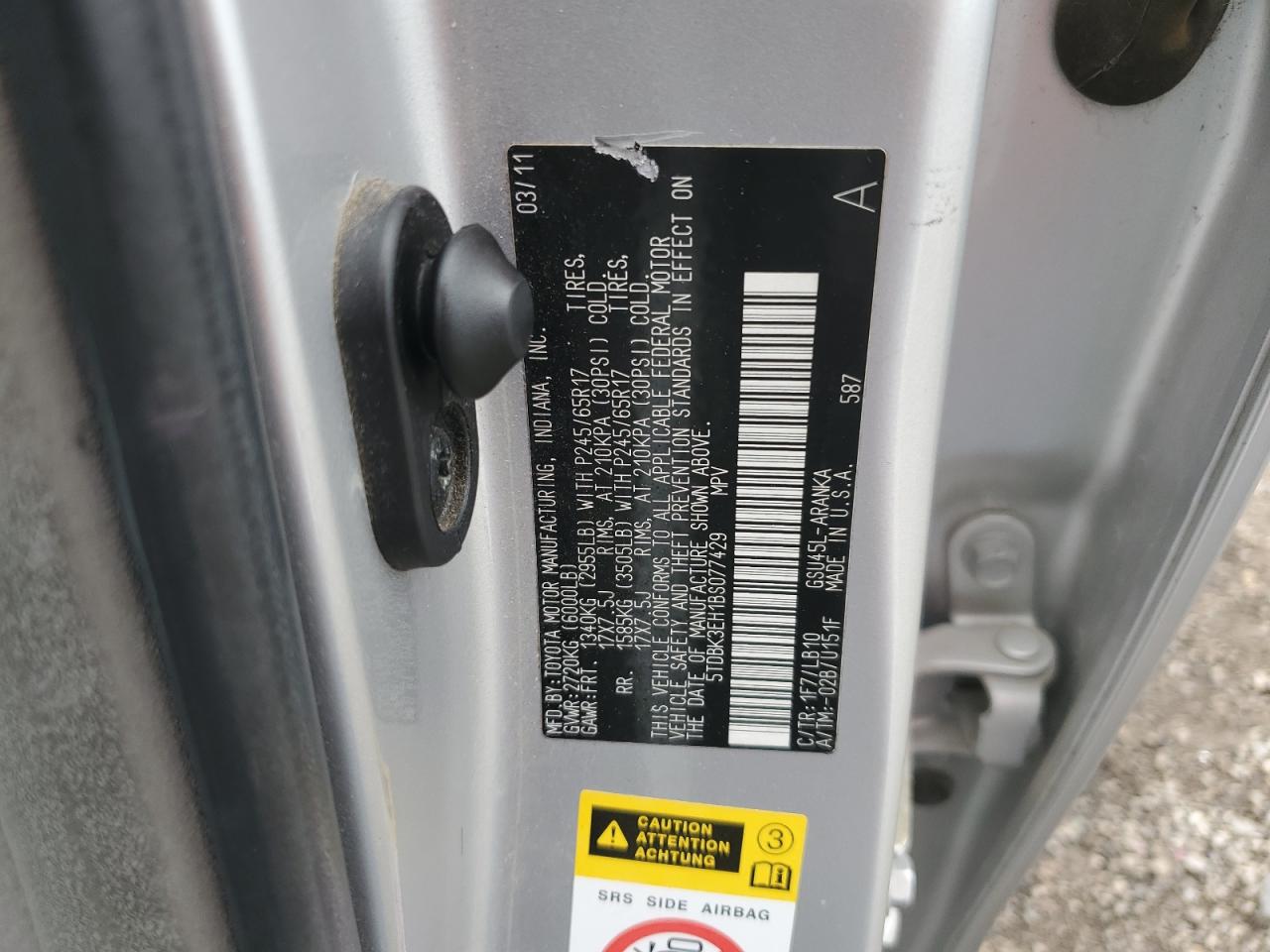 TOYOTA HIGHLANDER BASE