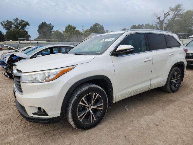 2016 TOYOTA HIGHLANDER XLE - 5TDJKRFH3GS319562