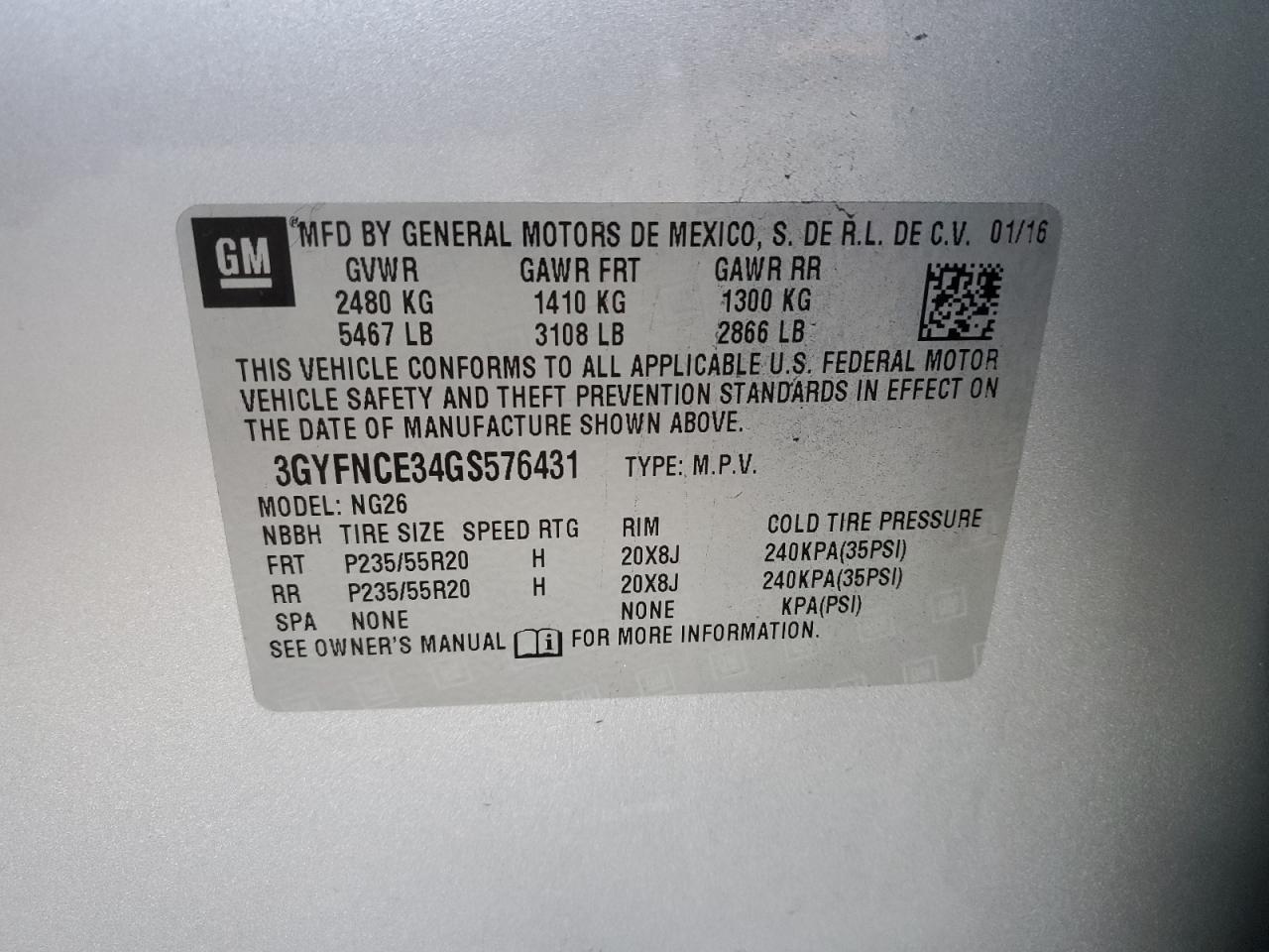 CADILLAC SRX PERFORMANCE COLLECTION