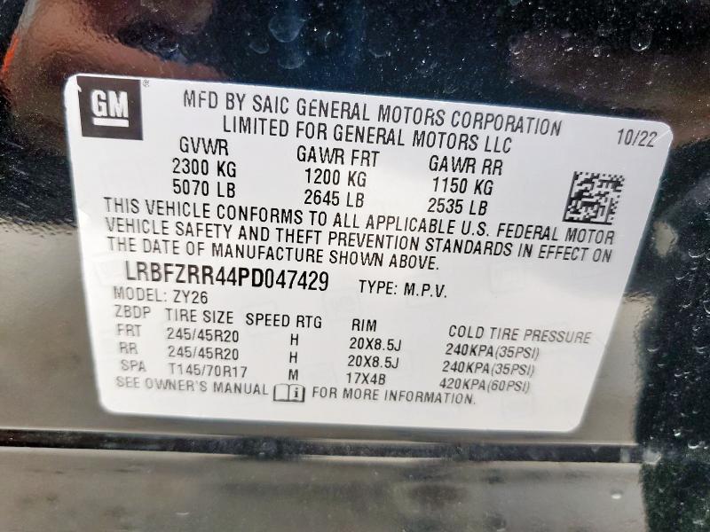 2023 BUICK ENVISION A LRBFZRR44PD047429