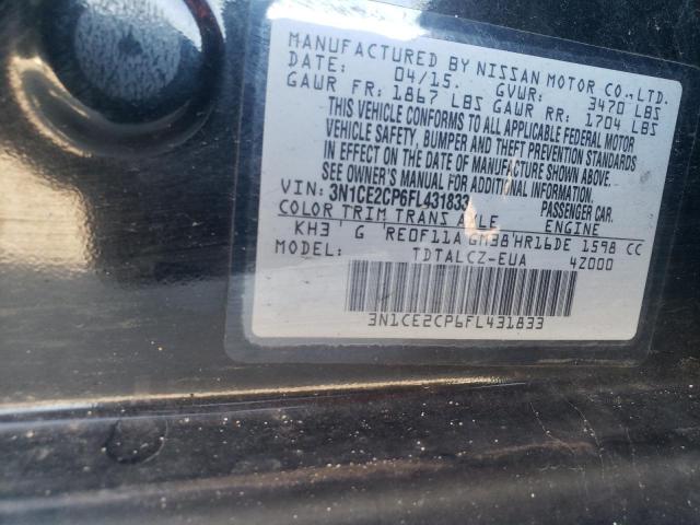 2015 NISSAN VERSA NOTE 3N1CE2CP6FL431833