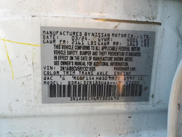 2024 NISSAN SENTRA SV 3N1AB8CV6RY321695