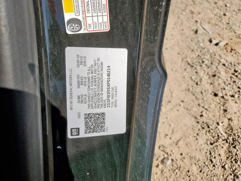 2023 CHEVROLET CAMARO LS 1G1FB1RSXP0146214
