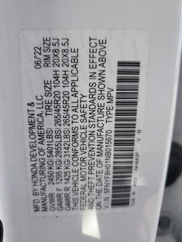 2022 HONDA PASSPORT E 5FNYF8H01NB015670