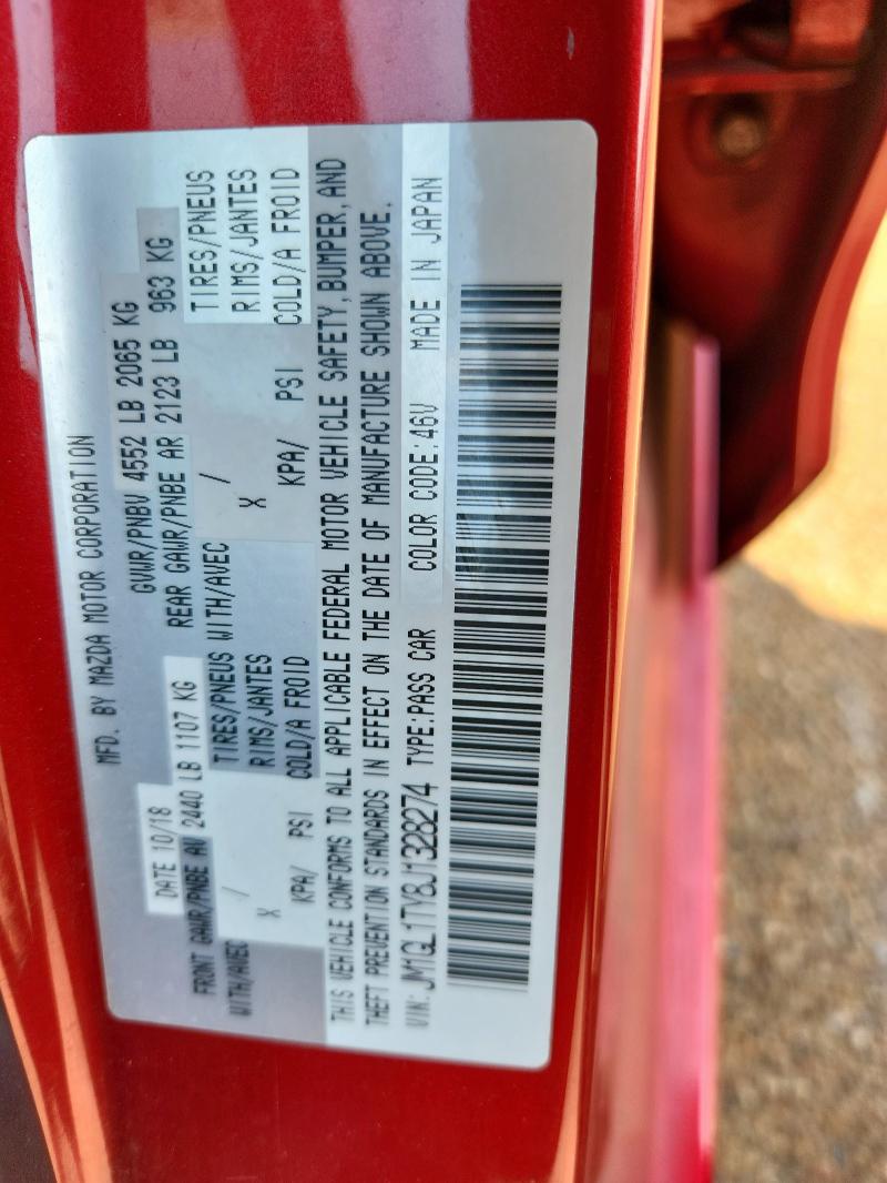 2018 MAZDA 6 GRAND TO JM1GL1TY8J1328274