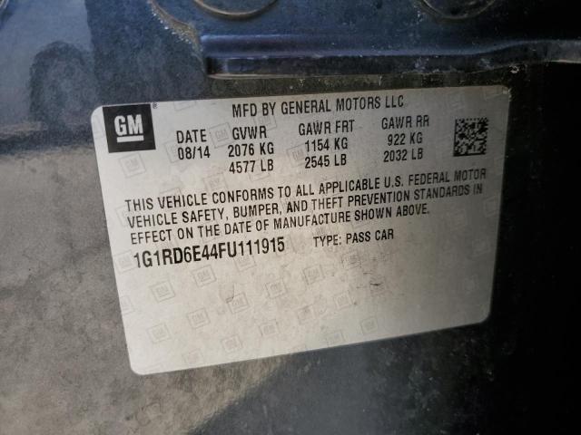 2015 CHEVROLET VOLT - 1G1RD6E44FU111915