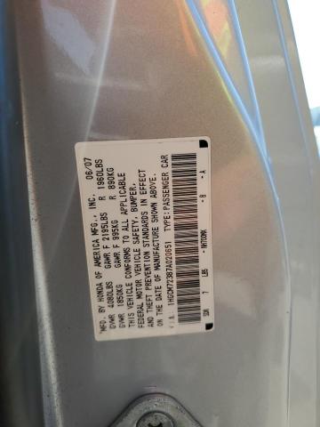 2007 HONDA ACCORD LX #3304032485