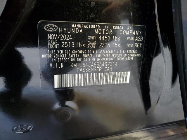 2025 HYUNDAI SONATA SEL KMHL64JA6SA467314