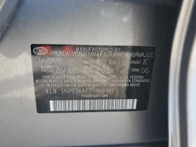 2018 HYUNDAI SONATA SPO 5NPE34AF7JH614989