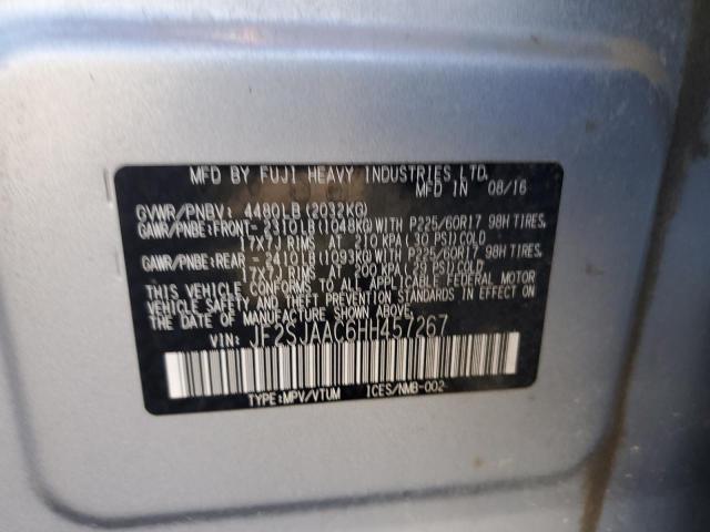 2017 SUBARU FORESTER 2 JF2SJAAC6HH457267