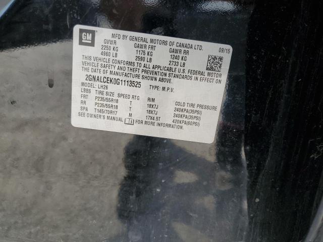 2016 CHEVROLET EQUINOX LT - 2GNALCEK0G1113525