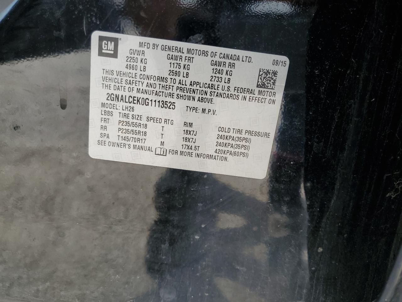 CHEVROLET EQUINOX LT