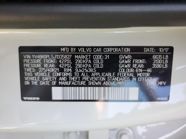 2018 VOLVO XC90 T8 YV4BR0PL5J1335827