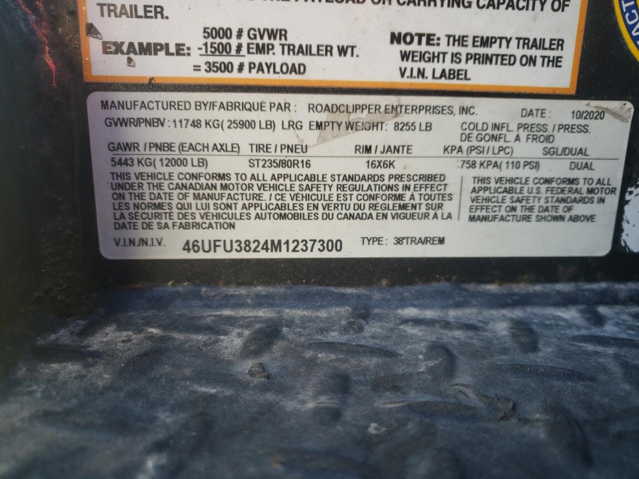 Lot #3257117223 2020 ROADCIPPER TRAILER