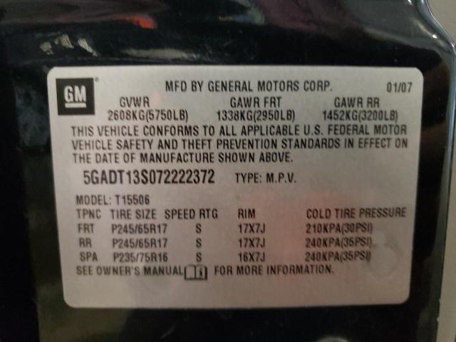 2007 BUICK RAINIER CXL #3234333051