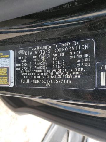 2020 KIA SEDONA L KNDMA5C12L6592146