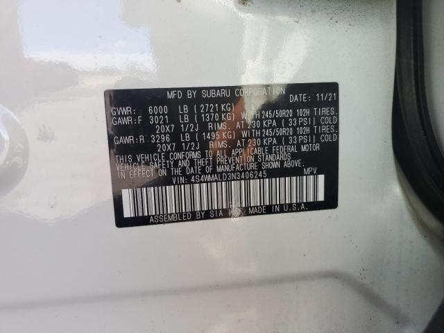 2022 SUBARU ASCENT LIM 4S4WMALD3N3406245