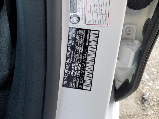 2022 MERCEDES-BENZ E 350 W1KZF8DB5NB070434