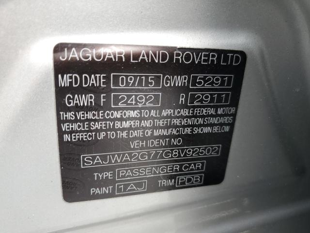2016 JAGUAR XJL PORTFO SAJWA2G77G8V92502