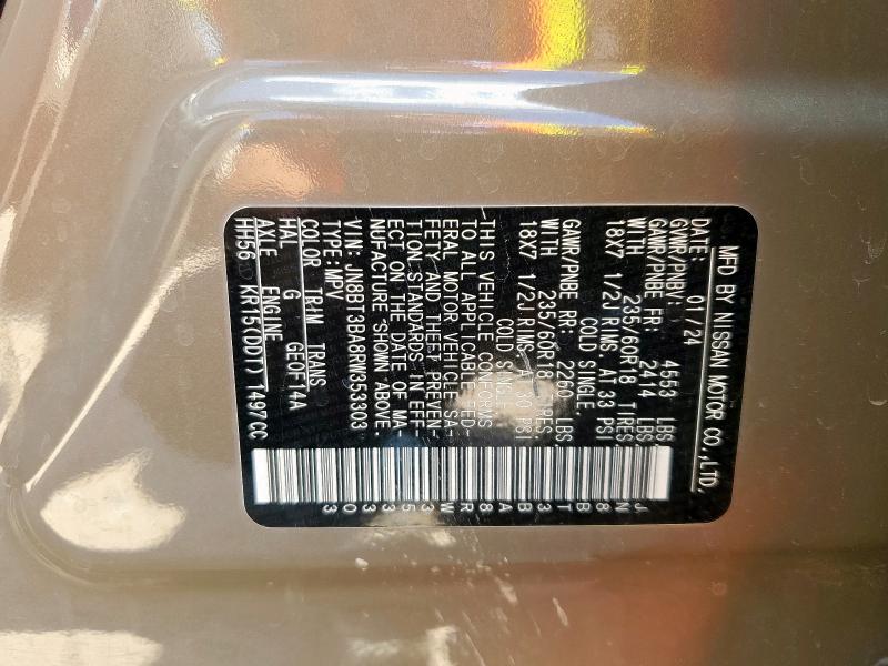 2024 NISSAN ROGUE SV #3292734647