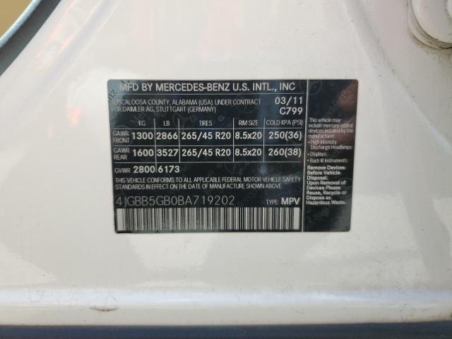 2011 MERCEDES-BENZ ML 350 #3278568944