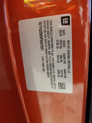 2015 CHEVROLET CORVETTE Z - 1G1YU2D69F5607021