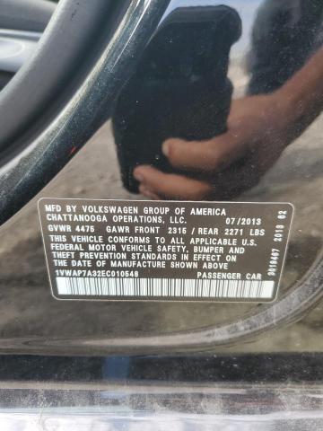 2014 VOLKSWAGEN PASSAT S #3257378209