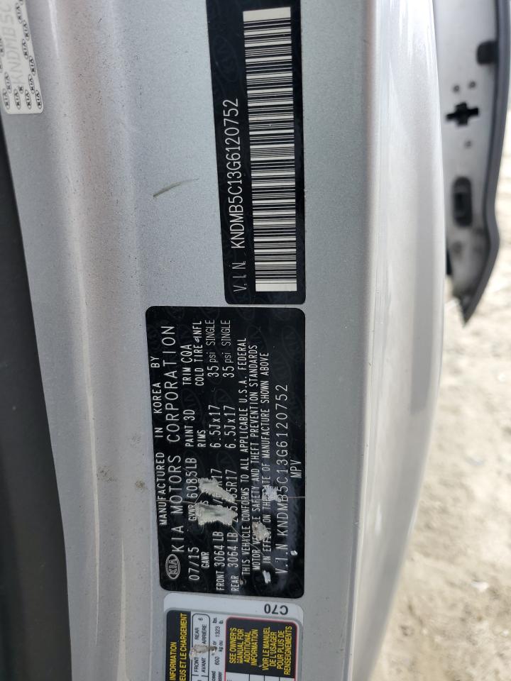 Lot #3284819524 2016 KIA SEDONA LX