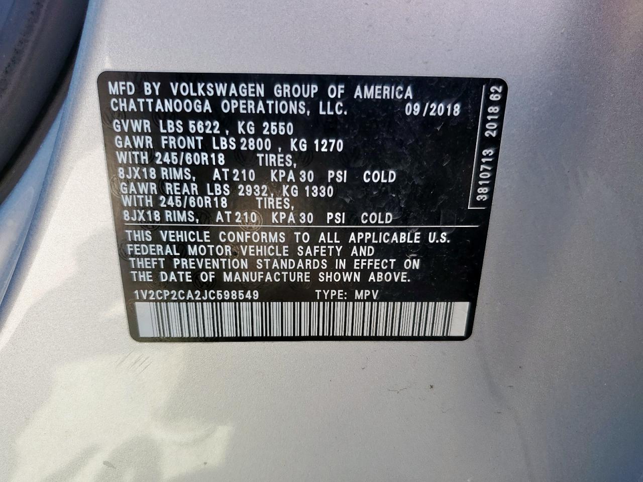 VOLKSWAGEN ATLAS SE