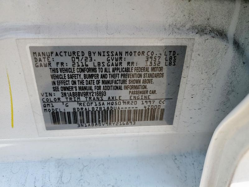 2024 NISSAN SENTRA S - 3N1AB8BV9RY216893