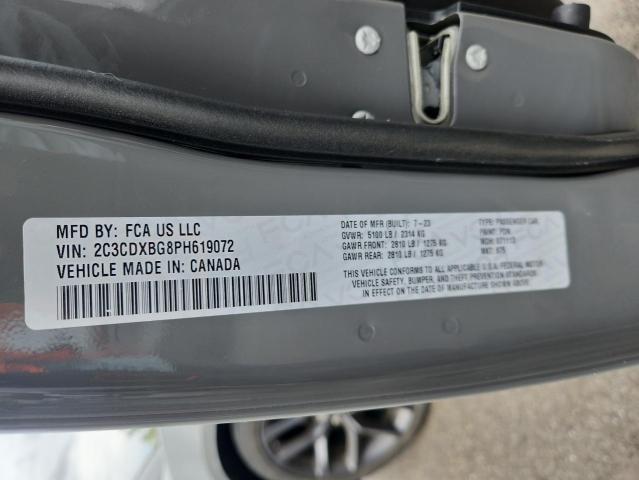 2023 DODGE CHARGER SX - 2C3CDXBG8PH619072