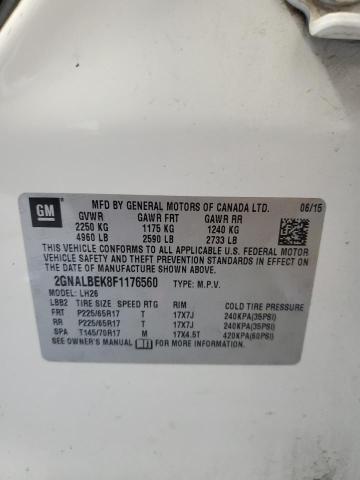 2015 CHEVROLET EQUINOX LT - 2GNALBEK8F1176560