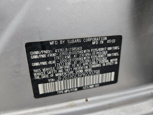 2023 SUBARU CROSSTREK - JF2GTHSC6PH220798