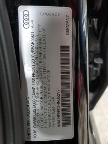 2017 AUDI S6 PRESTIG WAUHFAFC3HN052971