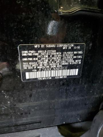 2019 SUBARU FORESTER L JF2SKAUC2KH459131