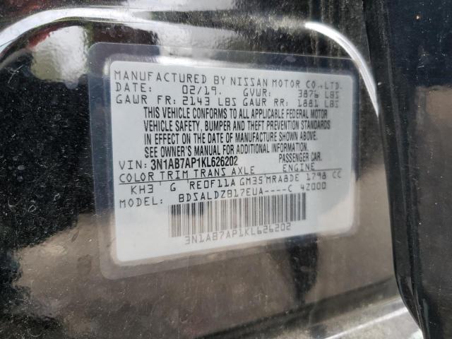 2019 NISSAN SENTRA S - 3N1AB7AP1KL626202