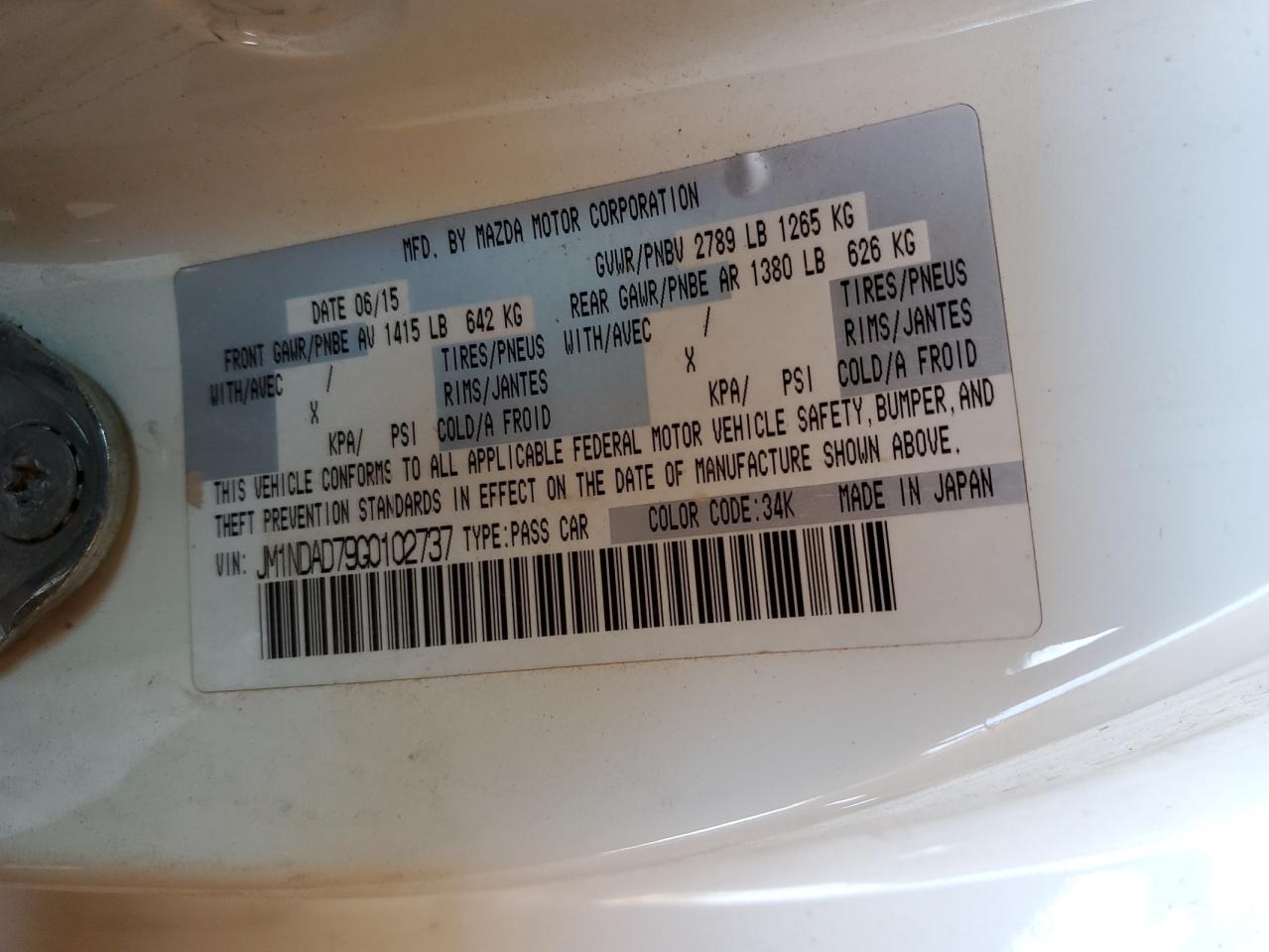 MAZDA MX-5 GRAND TOURING